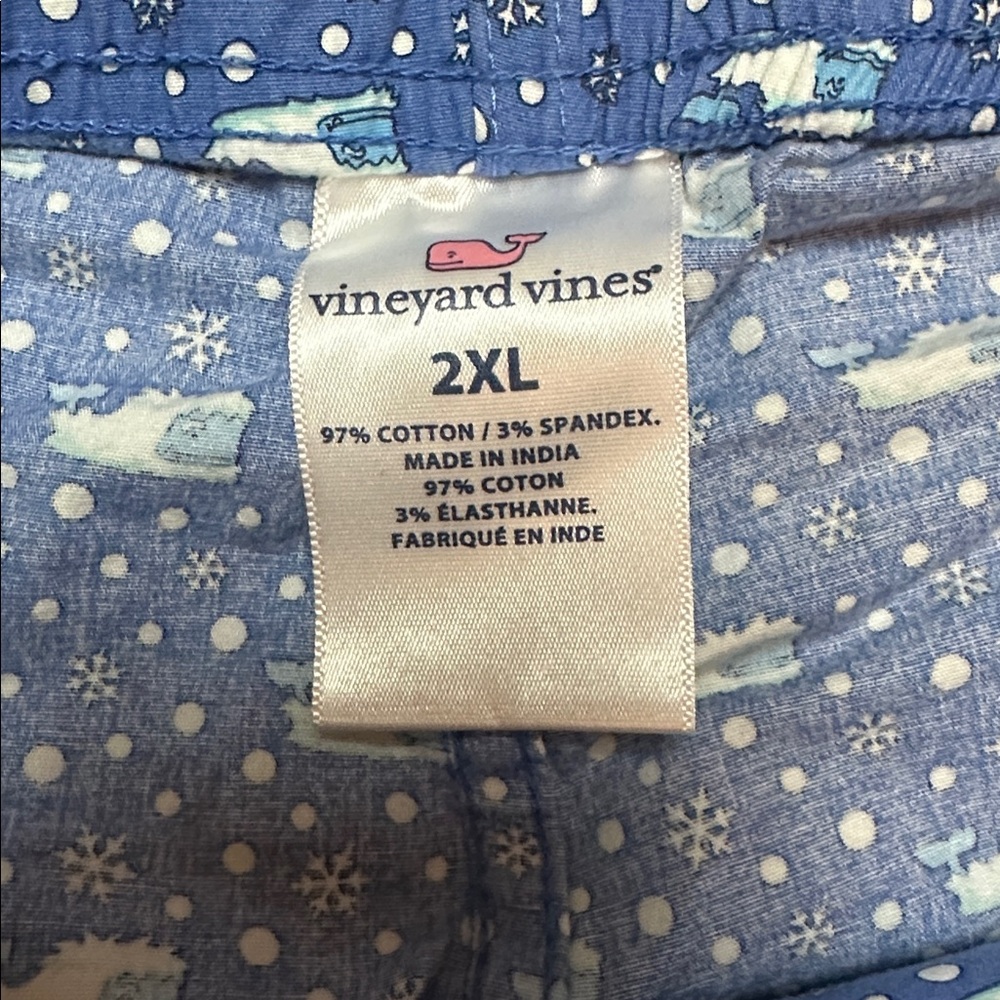 NWOT Vineyard Vines Men’s Flannel Lounge Pants Blue Size 2XL - Picture 5 of 8